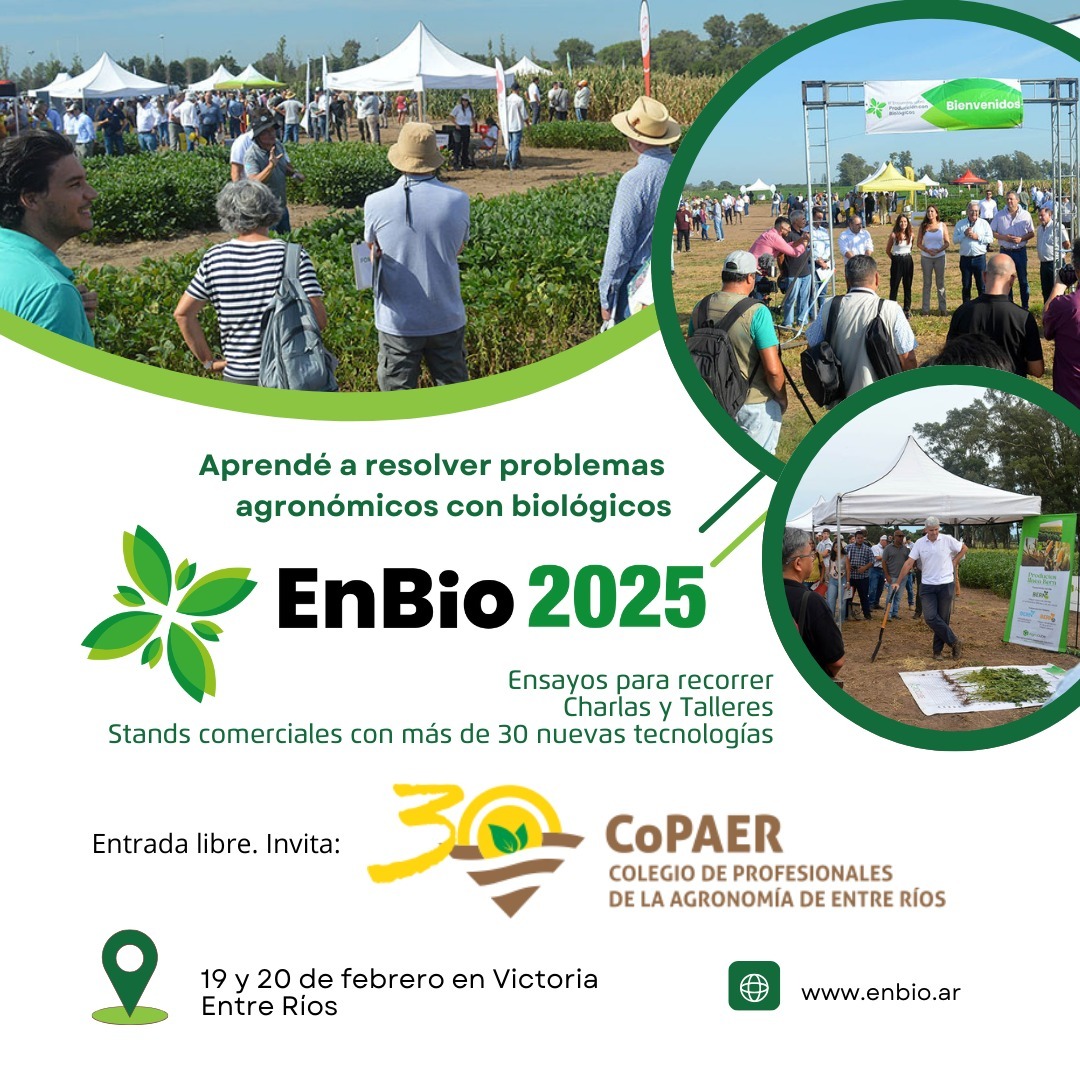 ¡El CoPAER te invita al 4º Encuentro de #EnBio 2025! 🌱